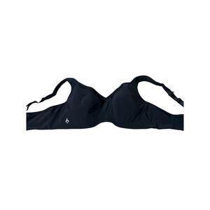 Torrid Active bra underwire lightly padded black thick strap 44B black Plus Size
